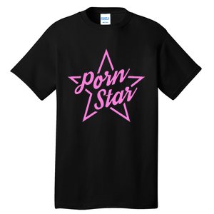 Porn Star Outline Graphic Tall T-Shirt