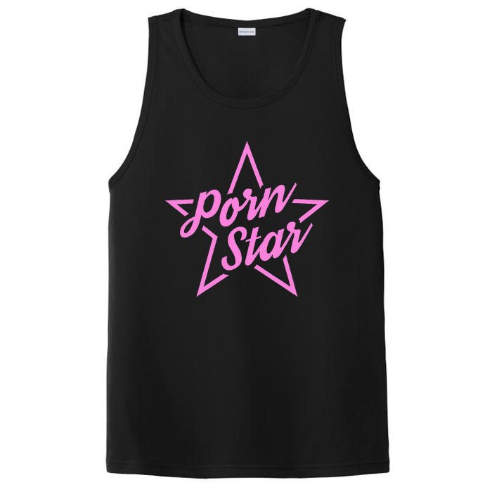 Porn Star Outline Graphic PosiCharge Competitor Tank