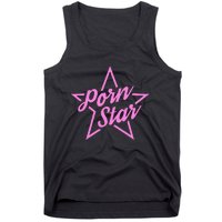 Porn Star Outline Graphic Tank Top