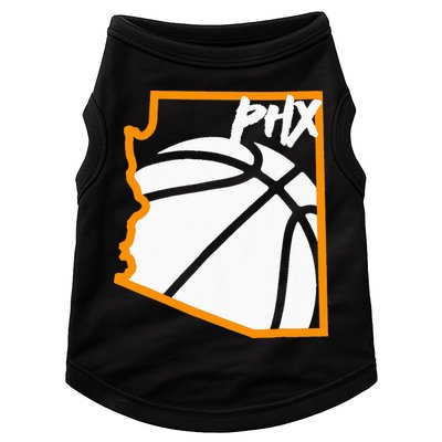 Phoenix State Of Arizona White Sunset Vintage Design Doggie Tank