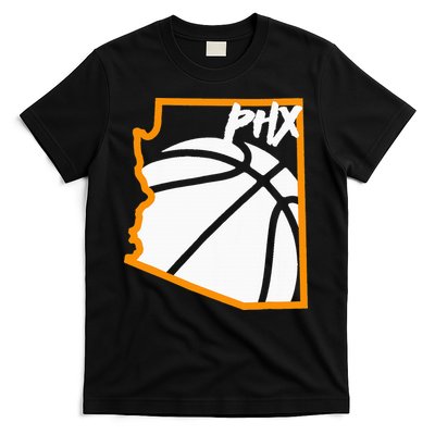 Phoenix State Of Arizona White Sunset Vintage Design T-Shirt