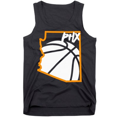 Phoenix State Of Arizona White Sunset Vintage Design Tank Top
