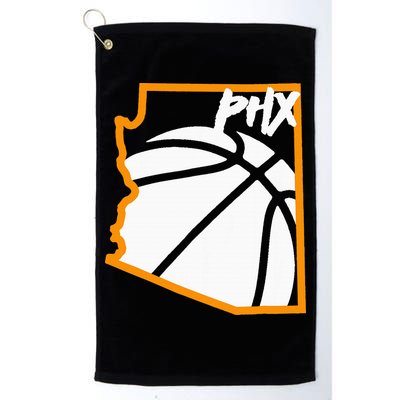Phoenix State Of Arizona White Sunset Vintage Design Golf Towel
