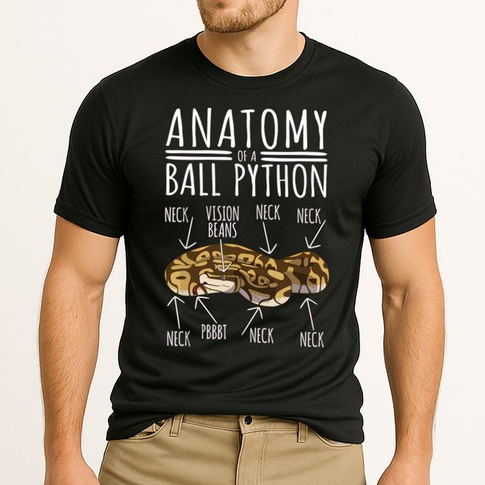 Python Snake Owner Anatomy Of A Ball Python Performance Shirt