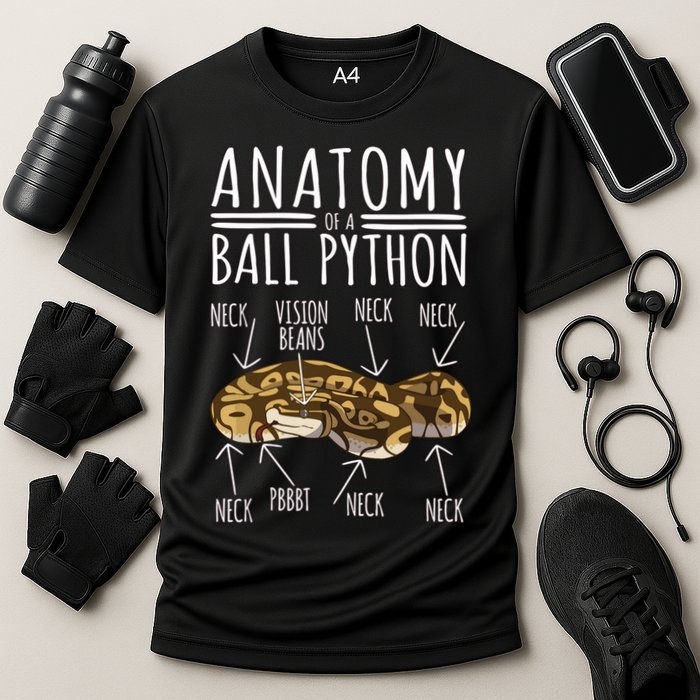 Python Snake Owner Anatomy Of A Ball Python Performance Shirt