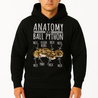 Python Snake Owner Anatomy Of A Ball Python Hoodie