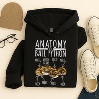 Python Snake Owner Anatomy Of A Ball Python Hoodie