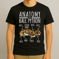 Python Snake Owner Anatomy Of A Ball Python T-Shirt
