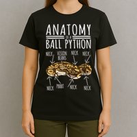 Python Snake Owner Anatomy Of A Ball Python T-Shirt