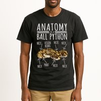 Python Snake Owner Anatomy Of A Ball Python Tall T-Shirt