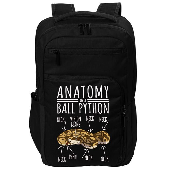 Python Snake Owner Anatomy Of A Ball Python Impact Tech Backpack