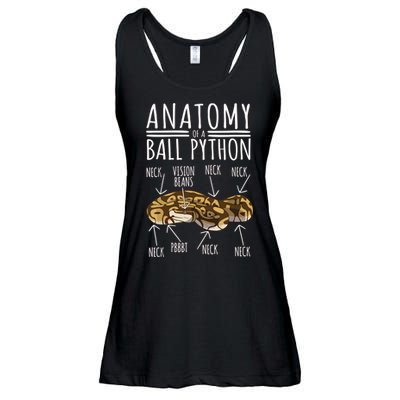 Python Snake Owner Anatomy Of A Ball Python Ladies Essential Flowy Tank