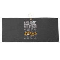 Python Snake Owner Anatomy Of A Ball Python Large Microfiber Waffle Golf Towel