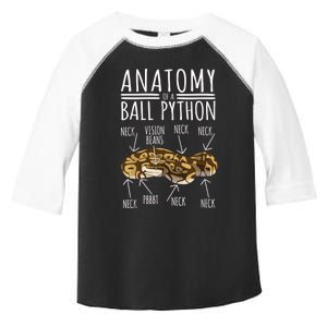 Python Snake Owner Anatomy Of A Ball Python Toddler Fine Jersey T-Shirt