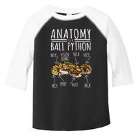 Python Snake Owner Anatomy Of A Ball Python Toddler Fine Jersey T-Shirt