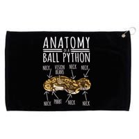 Python Snake Owner Anatomy Of A Ball Python Grommeted Golf Towel