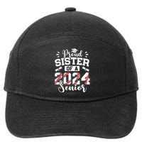 Proud Sister Of A 2024 Senior Baseball Graduate 7-Panel Snapback Hat