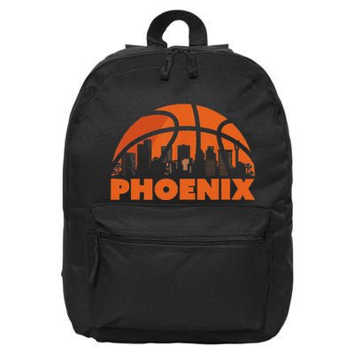 Phoenix State Of Arizona Orange Sunset Vintage Design 16 in Basic Backpack