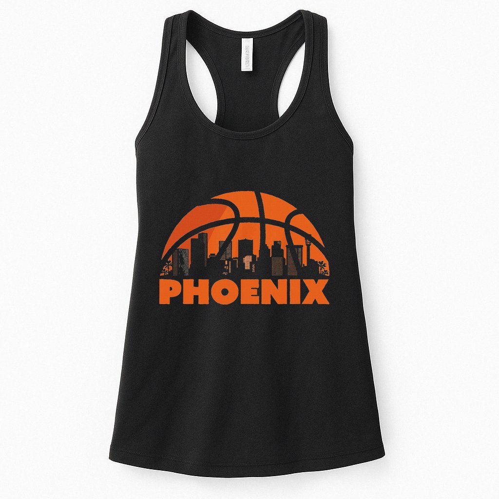 Phoenix State Of Arizona Orange Sunset Vintage Design Womens Tank Top