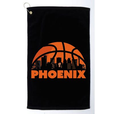 Phoenix State Of Arizona Orange Sunset Vintage Design Golf Towel
