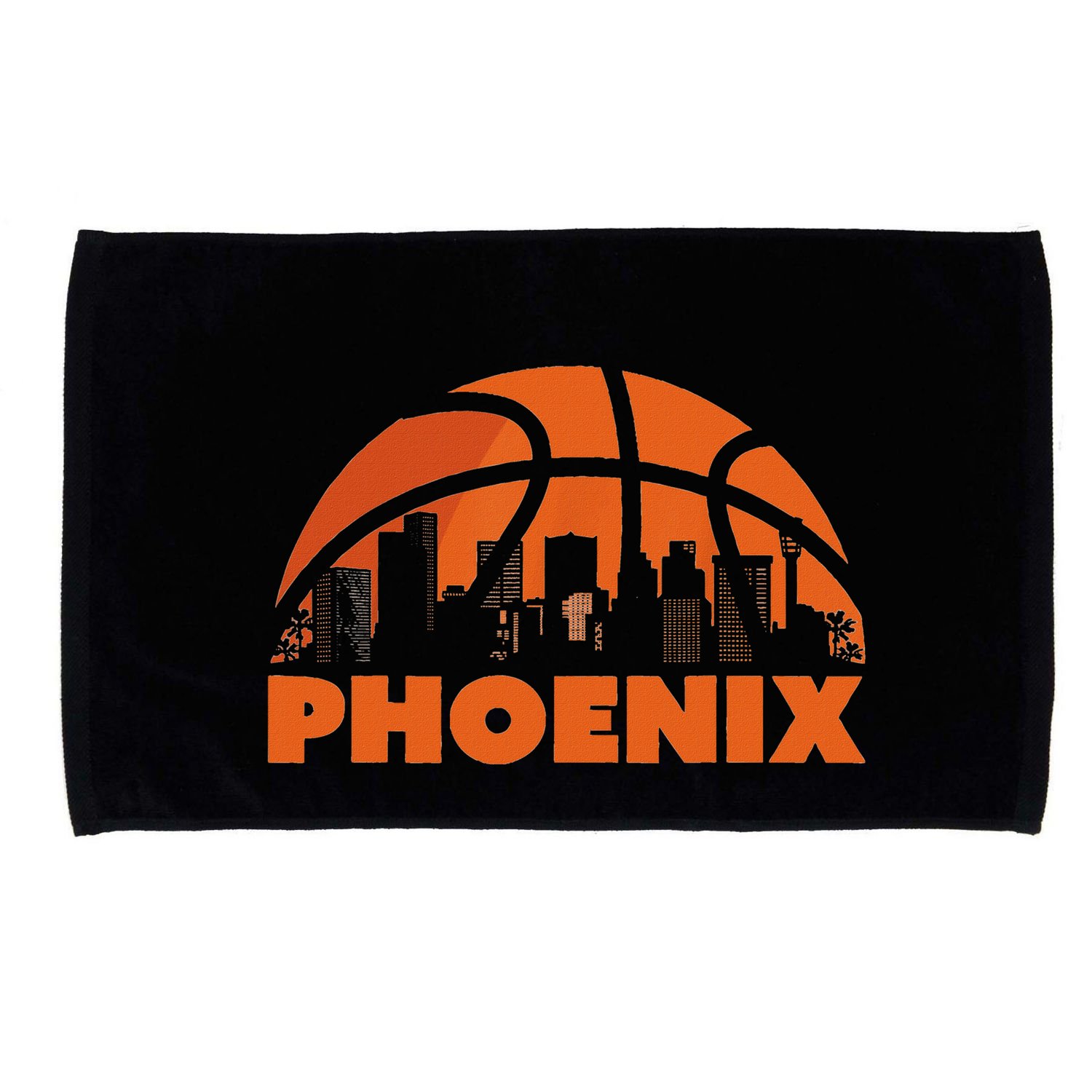 Phoenix State Of Arizona Orange Sunset Vintage Design Microfiber Hand Towel