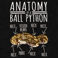 Python Snake Owner Anatomy Of A Ball Python Ladies PosiCharge Tri-Blend Wicking Tank