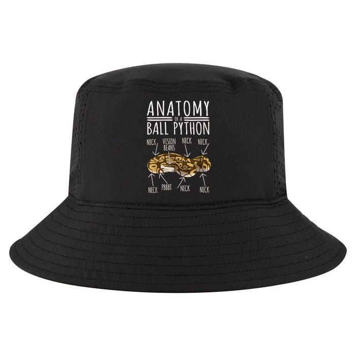 Python Snake Owner Anatomy Of A Ball Python Cool Comfort Performance Bucket Hat