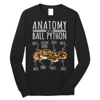 Python Snake Owner Anatomy Of A Ball Python Long Sleeve Shirt