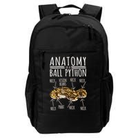Python Snake Owner Anatomy Of A Ball Python Daily Commute Backpack