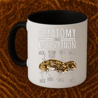 Python Snake Owner Anatomy Of A Ball Python Mug