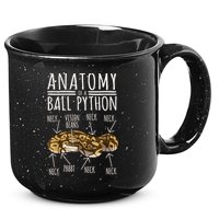 Python Snake Owner Anatomy Of A Ball Python 15oz Campfire Ceramic Mug