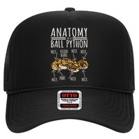 Python Snake Owner Anatomy Of A Ball Python Trucker Hat