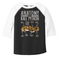 Python Snake Owner Anatomy Of A Ball Python Toddler Fine Jersey T-Shirt