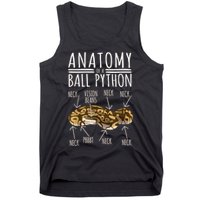 Python Snake Owner Anatomy Of A Ball Python Tank Top