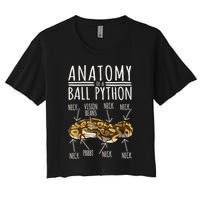 Python Snake Owner Anatomy Of A Ball Python Crop Top