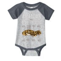 Python Snake Owner Anatomy Of A Ball Python Infant Baby Jersey Bodysuit