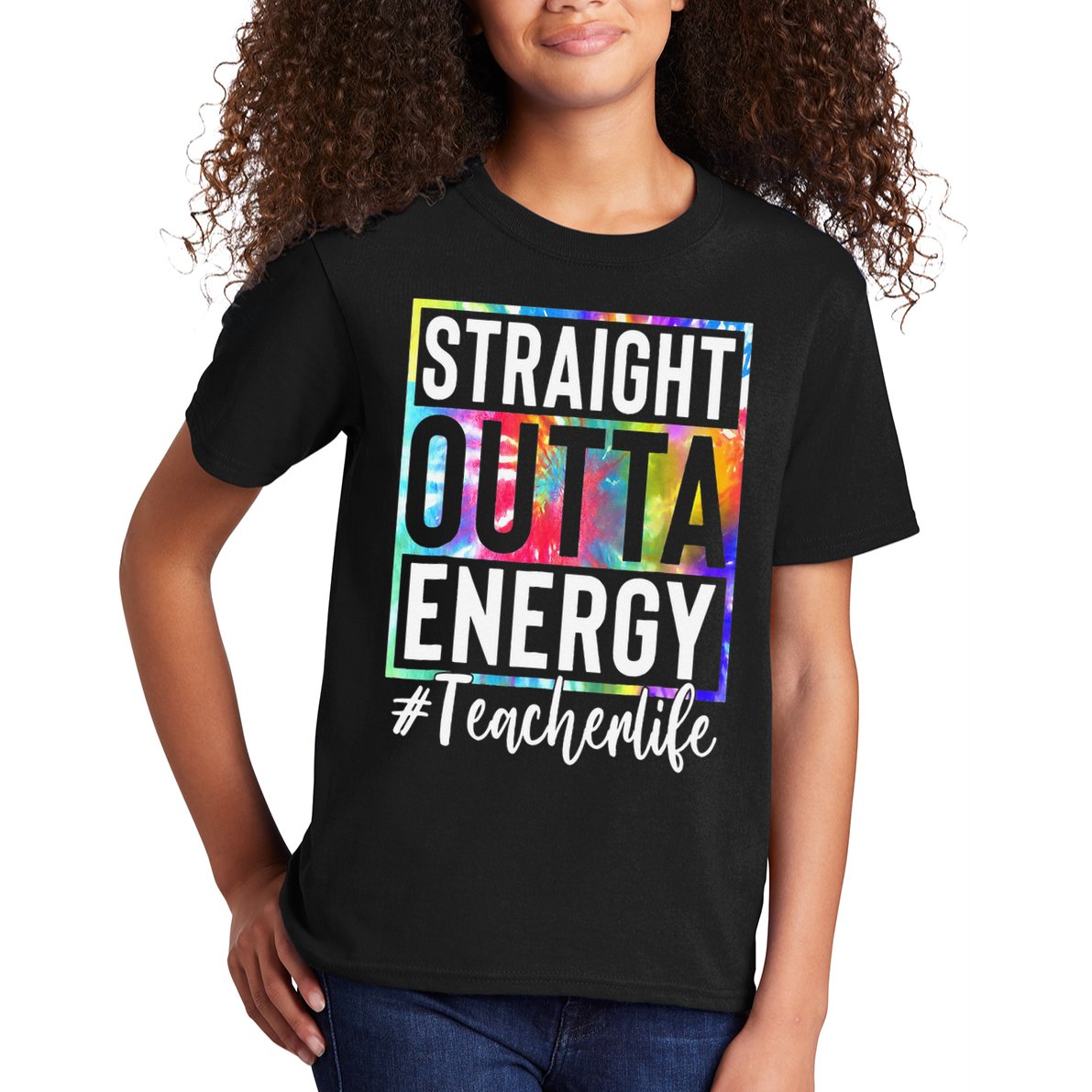 Paraprofessional Straight Outta Energy Teacher Life Gifts Kids T-Shirt