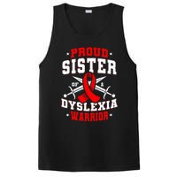 Proud Sister Of A Dyslexia Warrior Dyslexic Female Supporter PosiCharge Competitor Tank