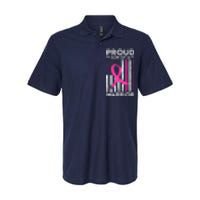 Proud Son Of A Breast Cancer Warrior Awareness Softstyle Adult Sport Polo