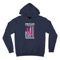 Proud Son Of A Breast Cancer Warrior Awareness Tall Hoodie