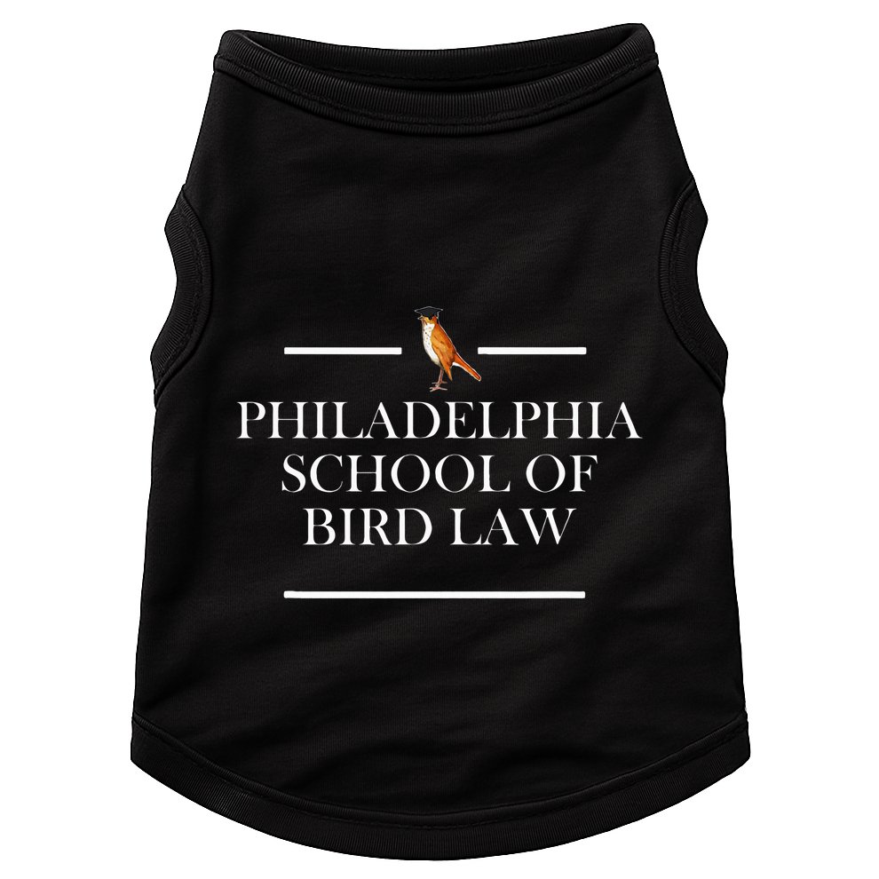 Philadelphia School Of Bird Law Doggie Tank