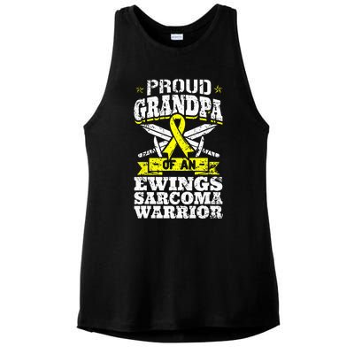 Proud Sister Of A Hodgkins Lymphoma Warrior HL Awareness Ladies PosiCharge Tri-Blend Wicking Tank