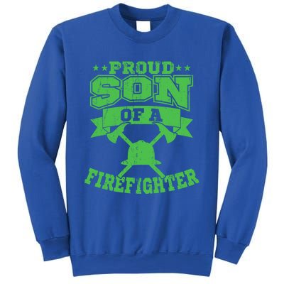 Proud Son Of A Firefighter Son Firefighter Dad Gift Sweatshirt