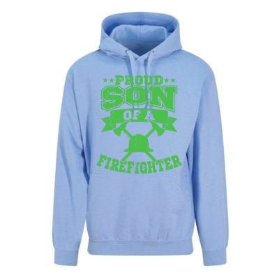 Proud Son Of A Firefighter Son Firefighter Dad Gift Unisex Surf Hoodie