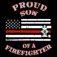 Proud Son Of A Volunteer Firefighter Gift Cooling Performance Crew T-Shirt