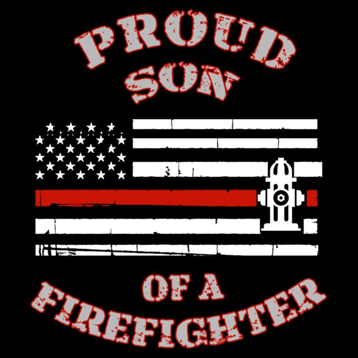 Proud Son Of A Volunteer Firefighter Gift Cooling Performance Crew T-Shirt