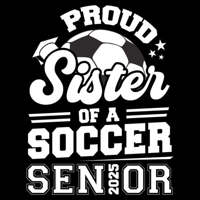 Proud Sister Of A Soccer Ball Senior 2025 Graduate Gift Impact Tech Backpack