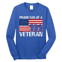 Proud Son Of A Army Veteran Gift Long Sleeve Shirt