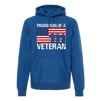 Proud Son Of A Army Veteran Gift Premium Hoodie