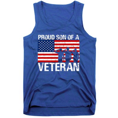 Proud Son Of A Army Veteran Gift Tank Top